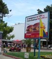 Реклама гамбургеров. Солнечный берег