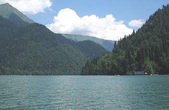 Озеро Рица Абхазии