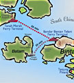 Карта Бинтан
