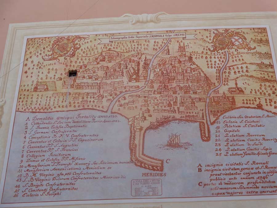 Карта Сан-Ремо