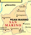 Сан-Марино карта