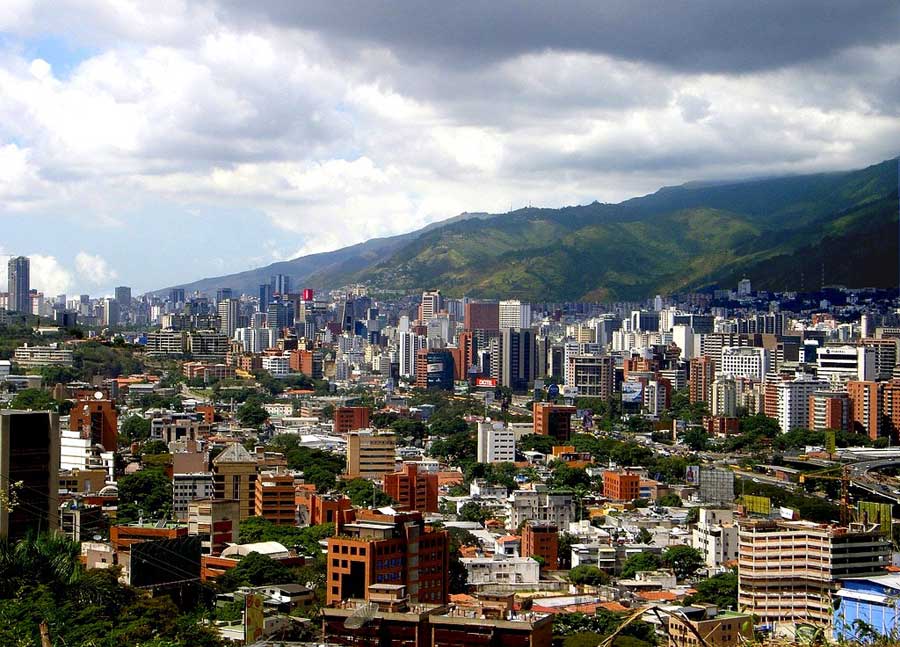 В долине расположена столица Венесуэлы