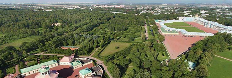 Александровский парк вид сверху